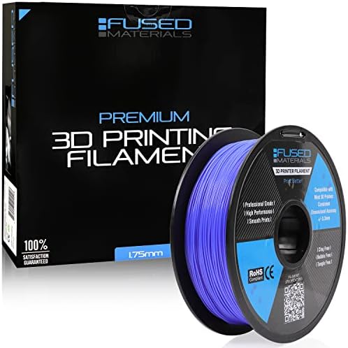 Фузирани материјали во боја што се менуваат виолетова/сина до розова PLA 3D печатач - 1 кг, 1,75мм, димензионална точност +/- 0,03 мм,