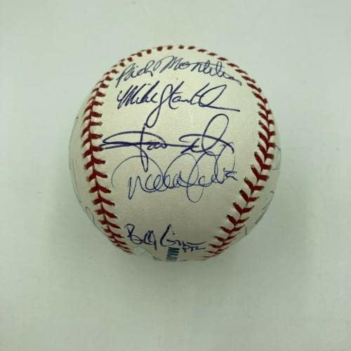 2005 година во Yorkујорк Јанкис го потпиша МЛБ Бејзбол Дерек etетер Арод ПСА ДНК Коа - Автограм Бејзбол