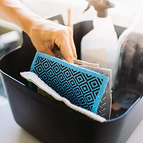 Клин за еднократно апсорбирање на крпа за крпа за садови - Апсорбирајќи ја целулоза сунѓерски крпи без мирис за чистење на кујната и домаќинството