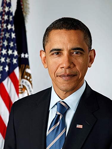 Официјален портрет на претседателот Барак Обама Фотографија - Историски уметнички дела од 2009 година - - сјај