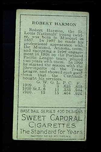 1911 T205 И двете Боб Хармон Сент Луис Кардиналс VG кардинали