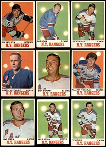1970-71 О-пи-чие Newујорк Ренџерс тим го постави Newујорк Ренџерс-хокеј ВГ Ренџерс-Хокеј