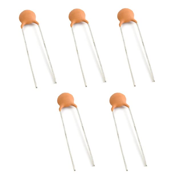 Комплет за керамички кондензатор на Fielect 100pcs 50V 15PF диск кондензатори за електронско коло за DIY, случајна боја