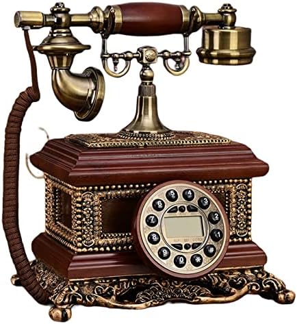 Ретро телефонски американски европски стил за дневна соба за дневна соба бирање домашна канцеларија ротари класична биро за фиксни телефонски