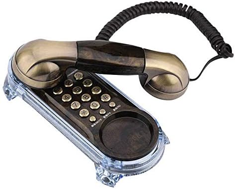 MXIAOXIA RETRO FINDLING 2 IN 1 WIRED DESKTOP THELEPHONE и Wallиден монтирање Телефон за паметен дом Ергономски дизајн