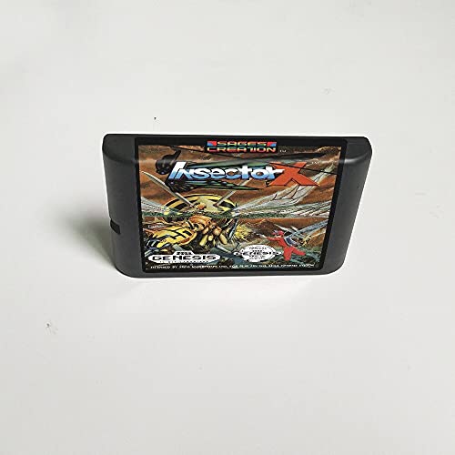 Lksya insector x - 16 bit MD картичка за игри за Sega Megadrive Genesis video игри конзола за конзола кертриџ