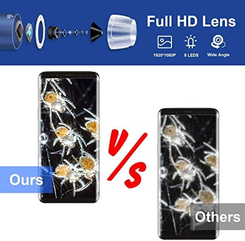 JIUSION HD 2MP USB Дигитален Микроскоп 40-1000x Пренослив Magnоскоп За Зголемување Камера со 8 Led Диоди Алуминиумска Легура Стабилен Држач