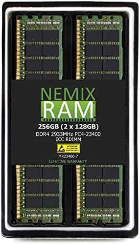 НЕМИКС РАМ 256GB DDR4-2933 PC4-23400 ECC RDIMM Регистрирана Надградба На Меморијата На Серверот За Dell EMC POWEREDGE XE2420 Сервер