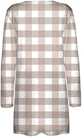Џемпери за жени: женска факс -јакна за стрижење, обичен лаптол руно, нејасно отворено предно палто за излез со џебови со џебови