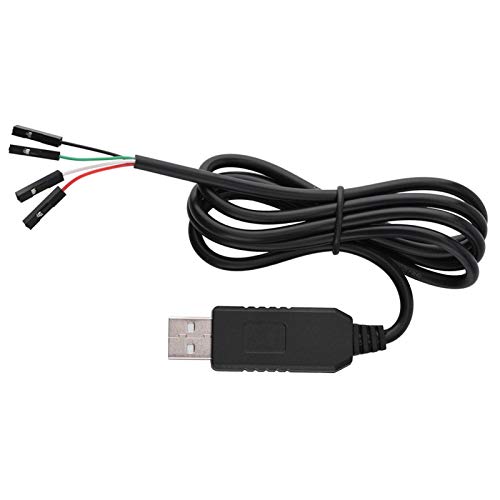 Надграден конвертор, различни жици во боја за разликување, USB до COM/TTL сериски адаптер кабел за STC преземање, 95cm, PL2303HX RS232