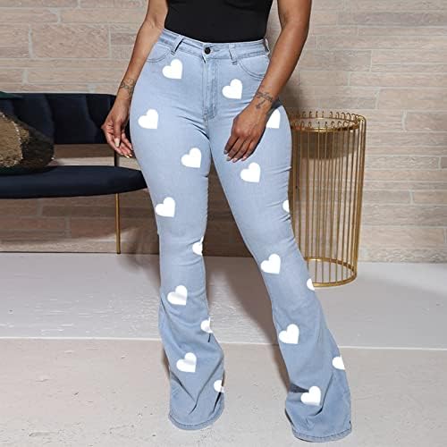 Sikyeенски женски разгорени фармерки со висока половината ширина на половината лабава фармерки, женски фармерки фармерки панталони за жени трендовски