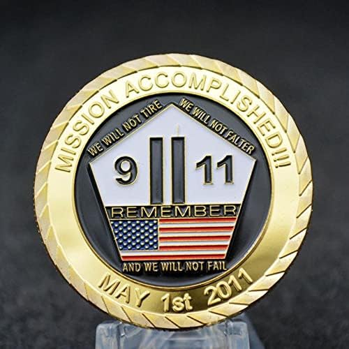 Господи Благослови Ни Печат Тим Шест Позлатени Монети 9/11 Напад Комеморативна Монета Колекција Комеморативен Подарок Предизвик Монета