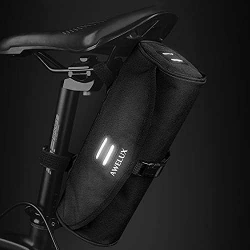 Awelux Bag за велосипед 2L Мала водоотпорна торба со рачка за велосипеди со рамо за велосипедска велосипед предна торба за велосипедска