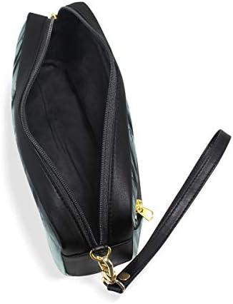 Врвен столар за молив со торбички торбичка Темна шума фантазија пејзаж за шминка за канцеларија за шминка 1,7x0.75x0.5in