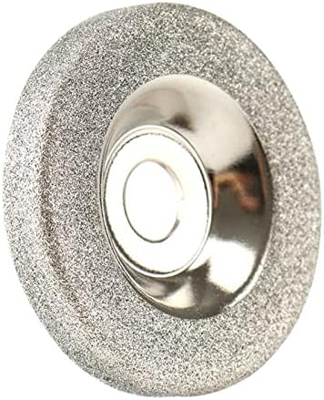 Gooffy Grinding 1PC 50 mm Дијамант за мелење на тркалото за мелење на тркалото 180 решетка Компатибилен со тркалото за сечење на аголот