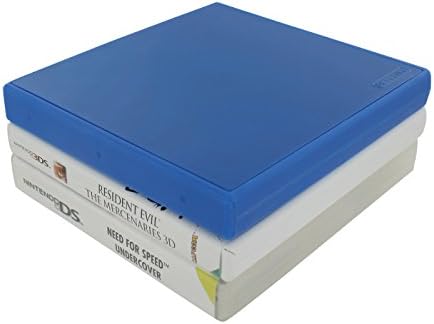 Обезбедете 18 игра картичка случај ЗА NINTENDO 3DS, new-3DS XL, 2DS &засилувач; DS-18 во 1 игра кертриџ фолио стил пластични складирање случај патување кутија-Сина