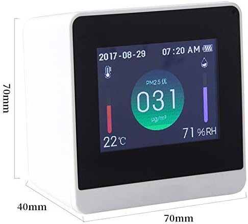 HOUKAI PM2. 5 Тестер За Квалитет На Воздухот TFT Дисплеј Електрична Температура И Влажност Метар Термометар &засилувач; Хигрометар