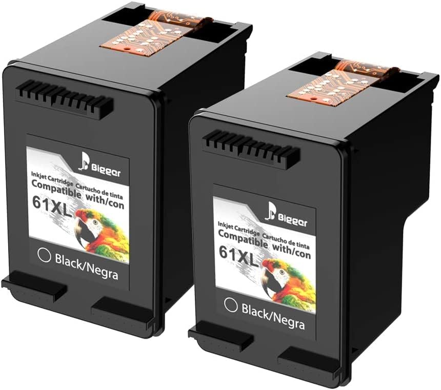 Поголема замена за касети со мастило за повторно воспоставена мастило за касети со мастило HP 61XL, висок капацитет, за HP 61 XL