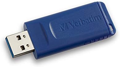 ВЕРБАТИМ 8 GB USB 2.0 Flash Drive - CAP -помалку и универзално компатибилен - сина - 97088
