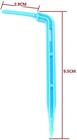 Lrjskwzc градинарски прскалка од 50 см црево 4 криви сина стрела наводнување капка подигање емитер комплет бонсаи цвет фабрика капка подигање
