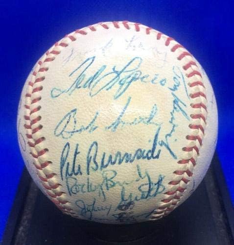 1958 Детроит Тигри ++ Потпишан x33 MLB БЕЈЗБОЛ JSA Сертифициран Млб Автограм-Автограм Бејзбол