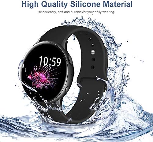 Band4u 22mm Меки Силиконски Часовници Компатибилни За Samsung G1Watch 46mm/Samsung Galaxy Watch 3 45mm/Опрема S3 Граница/Класичен,