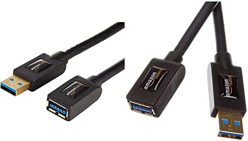 Амазон Основи USB 3.0 Продолжен Кабел-А-Машки До А-Женски Адаптер Кабел-9.8 Стапки &засилувач; USB 3.0 Продолжен Кабел - А-Машки