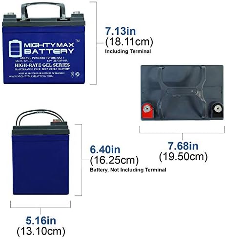 12v 35ah Гел Замена Батерија За Exide Bat0065 - 4 Пакет