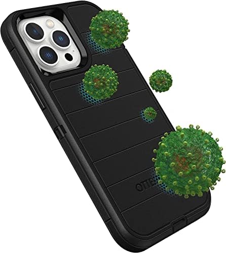 Случај за серии на дефанзивец Otterbox за iPhone 13 Pro Max - со Затегниот елита за ZAGG Glass Elite - Вклучен клип на футрола - Заштита