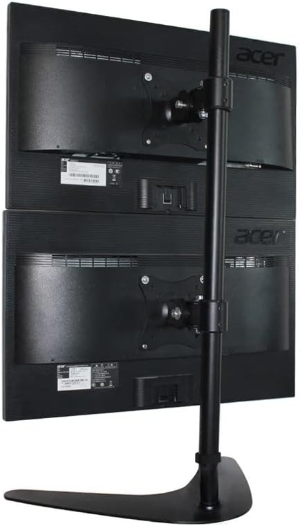 SDGH 14-27 инчи Двојна монитор за биро за двојна рака 360 степени монитори вртење на компјутерски екран прилагодлив штанд