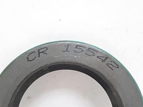 Заптивки на CR 15542 Единечен заптивка за масло за усни - Цврст, 1,563 во вратило, 2,374 во OD, 0,313 во ширина, дизајн CRW1, материјал од нитрилна