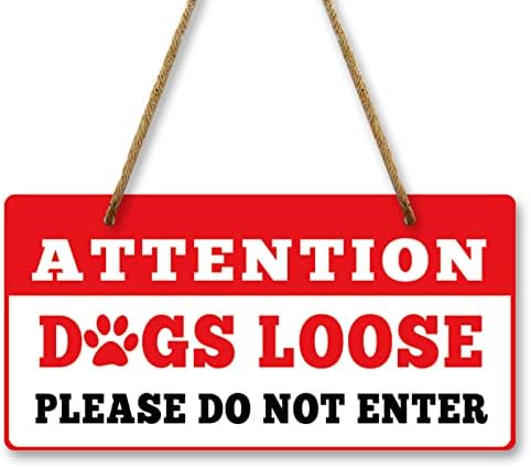 Внимание куче лабава знак што виси плоча за безбедност на знак за безбедност Предупредување за предупредување за закана за предупредување