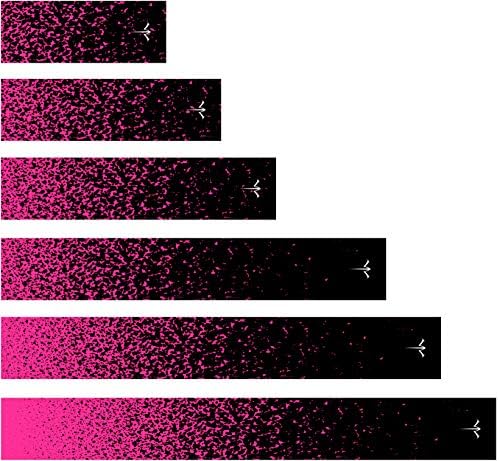 Бела Вода Стрелаштво Ламинирани Розова Спреј Боја Исчезнат Стрелка Обвива 15 Компјутер Пакет Изберете Должина Ширина