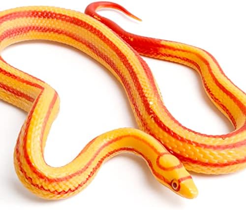 Ајдиниди 6 парчиња лажни змии фигурини симулирани змија модел Реална кобра пченка змија корална змија за Ноќта на вештерките Фото
