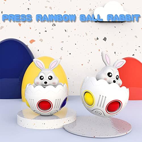 Муизирана велигденска зајаче играчка за цртани филмови Прес Виножито топка Велигденски јајца од стрес играчки за играчки против стрес пакет