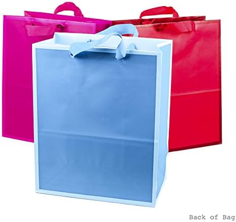 Обележете Големи Торби За Подароци Со Цврста Боја За Родендени, Тушеви За Бебиња, Празници И Многу Повеќе