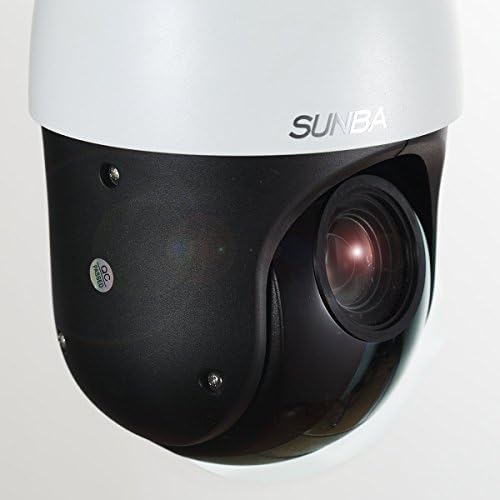 Sunba Outdoor PTZ камера, 22x оптички зум, 960H аналогна камера со голема брзина CCTV Security Dome, до 328ft Night Vision со контрола RS485