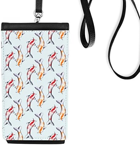 Кинеска риба шема, традиција Телефонски паричник чанта што виси мобилна торбичка црн џеб