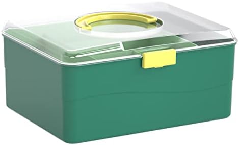 Cabilock 1PC кутија пластична кутија за складирање кутија преносна кутија за складирање прва помош кутија за складирање сад за садови