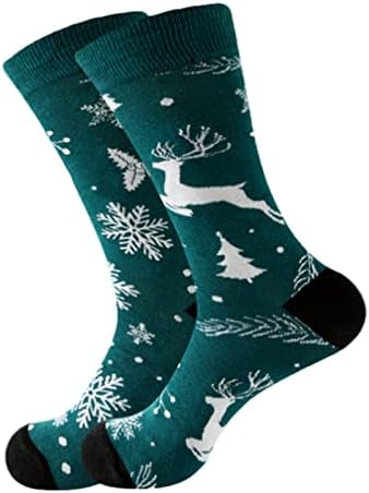Чорап удобни Божиќни модерни чорапи гроздобер унисекс чорапи шарени фудбалски чорапи