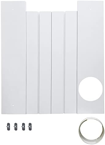 Tbesme Portable A/C Комплет за проветрување на вратата, Универзален балкон плоча за заптивка на вратата за преносен климатик