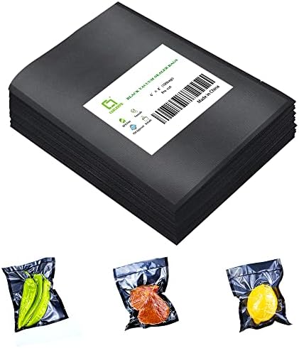 Канленпк 3,5 × 4,7 инчи вакуумски заптивки торбички мали за храна, торба за храна за храна, заптивка за заптивка закуска овошје орев,