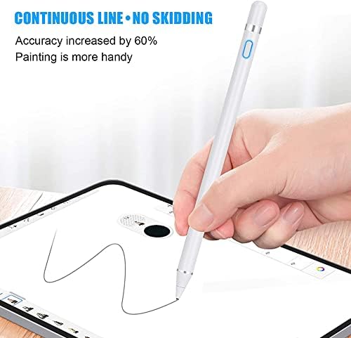 Активни пенкала за стилови за екрани на допир, стилус молив што е компатибилен за Apple, капацитивен молив за цртање на студенти