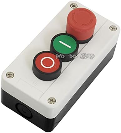HKTS NC итен стоп Нема црвено зелено копче за прекинувач на копчето 600V 10A