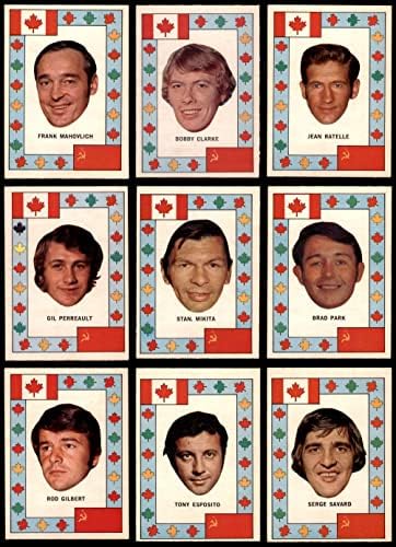 1972-73 О-пи-чие-тимот хокеј на Канада скоро комплетен сет Н.М.