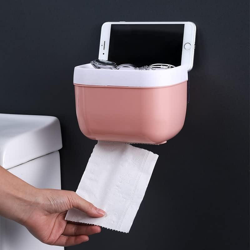 Кутија за држачи за хартија без удар водоотпорна хартија за складирање на хартија за складирање кујна кујна кујна кујна кутија за бања