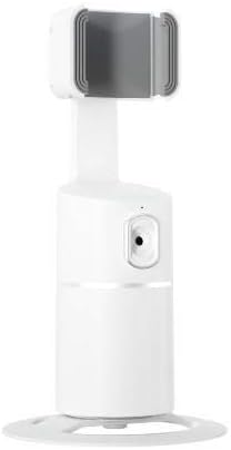 Застанете и монтирајте за LG G7 Thinq - PivotTrack360 Selfie Stand, Pivot Stand за следење на лицето за LG G7 Thinq - Зимско бело