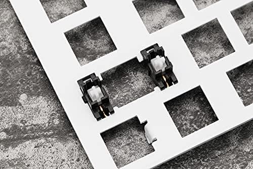 На пр. Стабилизатор на пандата Еверглид, позлатена плоча поставена црна бела стабилизатор за прилагодена механичка тастатура