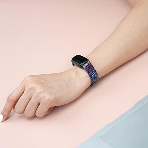 Awsmore компатибилен со Fitbit Inspire 3 бендови Тенок смола бенд желки за замена на рачен лента за додатоци за додатоци за додатоци за жени