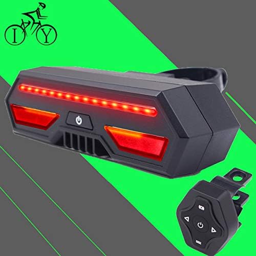 Abaodam 1 сет на велосипедски лесен планински велосипед безжичен управувач на водоотпорни USB полнење на светилки